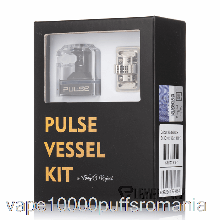 Vape Romania Vandy Vape Pulse Aio Vas Kit Otel Inoxidabil